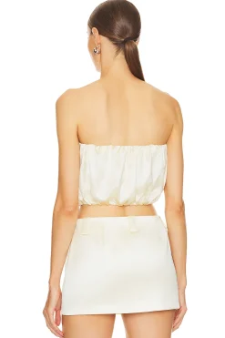 Heavy Satin Bubble Top