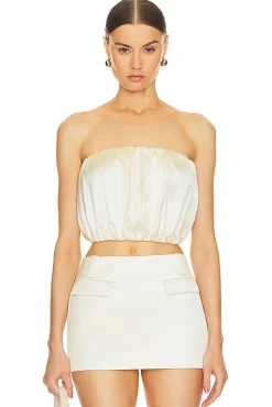 Heavy Satin Bubble Top