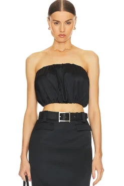 Heavy Satin Bubble Top