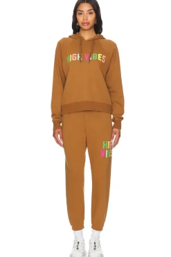 High Vibes Harper Crop Hoodie