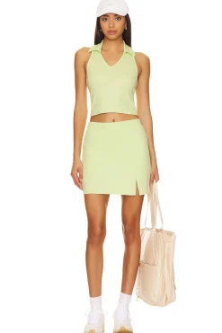 High Waist Mini Skort