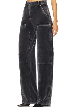 High Waisted Pant With Panel Detail