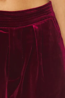 High Waisted Pleated Trouser