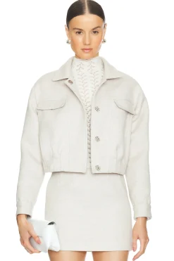 Holis Cropped Pleated Jacket