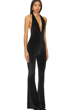 Iman Midnight Velvet Jumpsuit