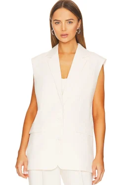 Irena Sleeveless Tailored Blazer