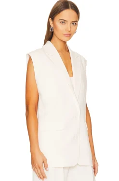 Irena Sleeveless Tailored Blazer