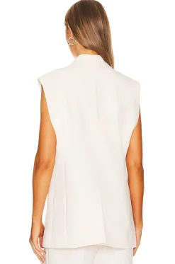 Irena Sleeveless Tailored Blazer