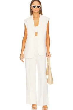 Irena Sleeveless Tailored Blazer