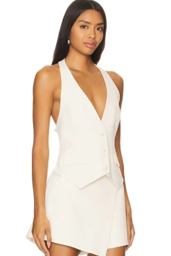 Irena Tailored Open Back Vest