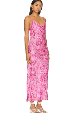 Islamorada Bias Strappy Maxi Dress