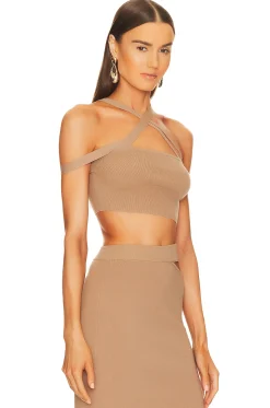 Ismane Knit Crop Top