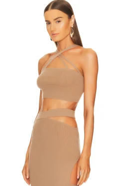 Ismane Knit Crop Top