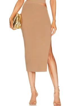 Ismane Knit Midi Skirt