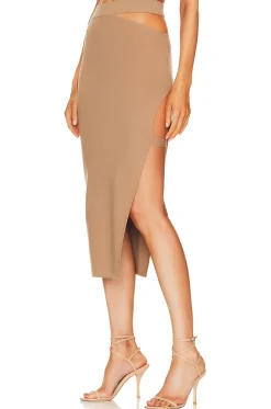 Ismane Knit Midi Skirt