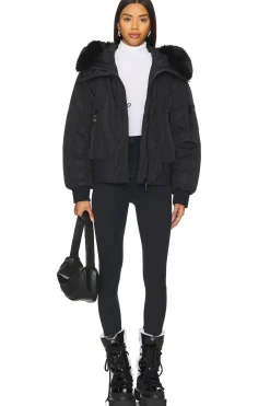 Jeanne Bomber Jacket With Faux Fur