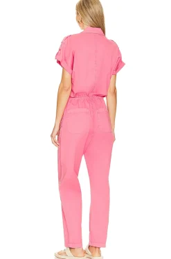 Jordan Short Sleeve Zip Front Jumpsuit