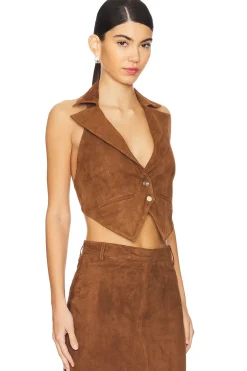 Josephine Suede Vest