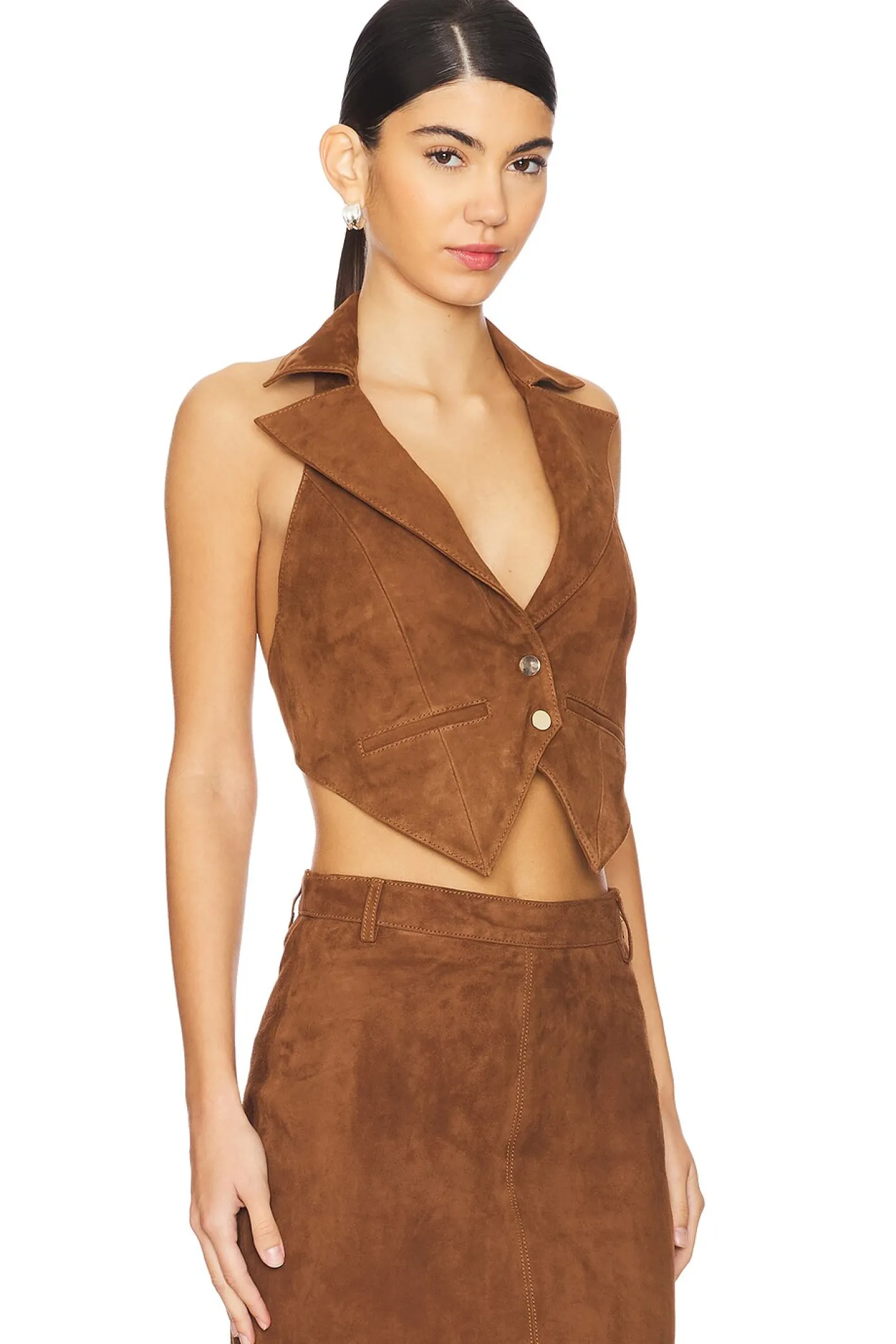 Josephine Suede Vest