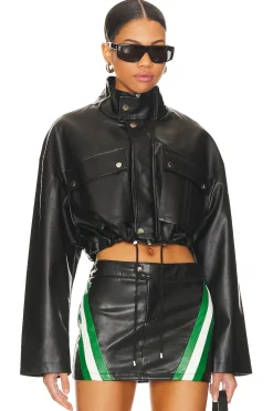 Katie Faux Leather Jacket