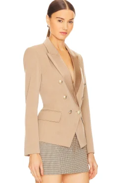 Kenzie Cont Lapel Blazer