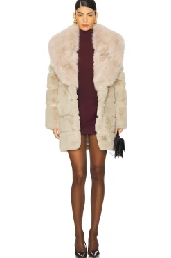 Keystone Faux Fur Coat