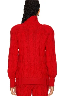 Knit Turtleneck Cardigan