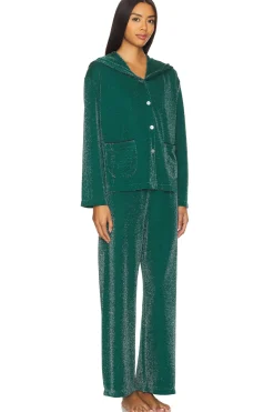 Kylie Lurex Hooded Set