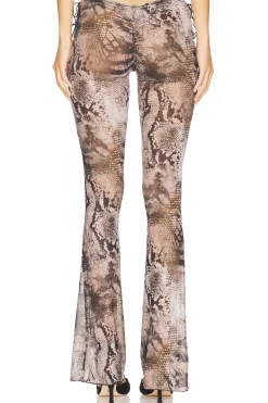 Lace Up Mesh Trousers