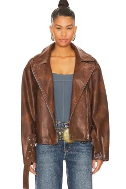 Lana Faux Leather Jacket