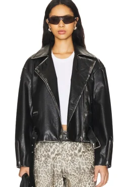 Lana Faux Leather Jacket