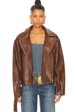 Lana Faux Leather Jacket