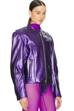 Leather Bomber Jacket