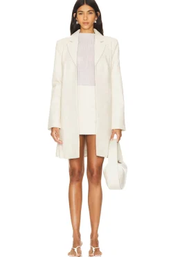 Leather Longline Jacket