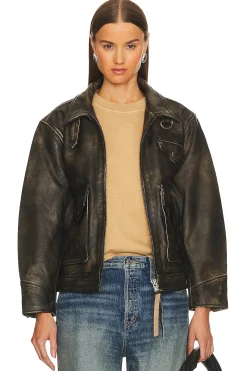 Leather Pocket Jacket