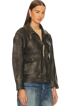 Leather Pocket Jacket