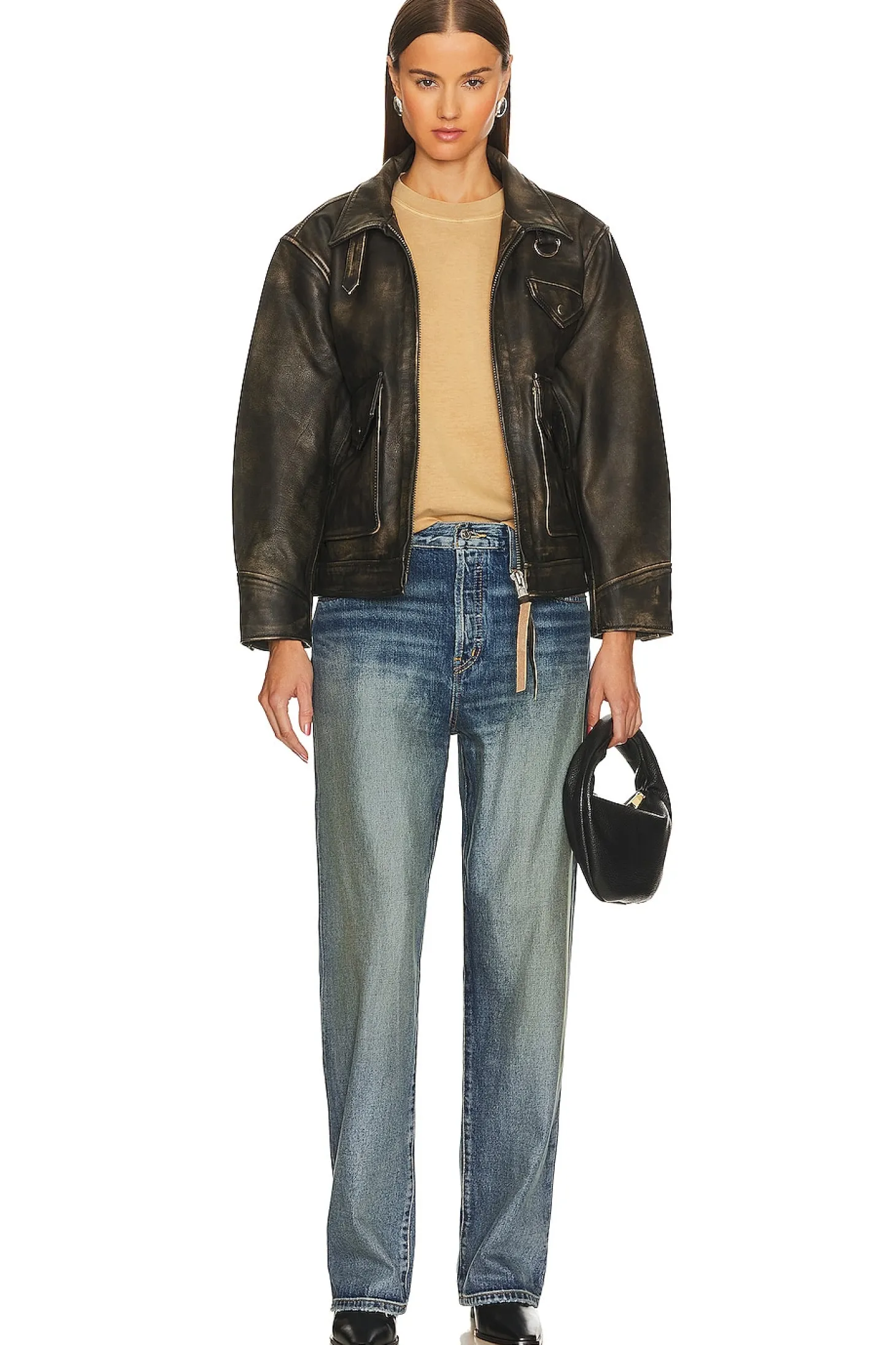 Leather Pocket Jacket