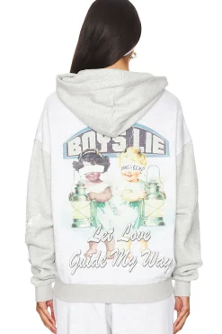 Let Love Guide My Way Terry Hoodie