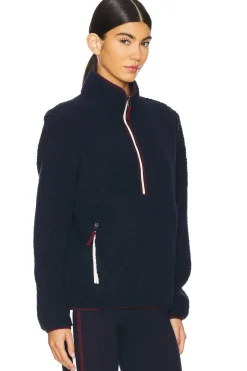 Libby Sherpa Half Zip Sweatshirt