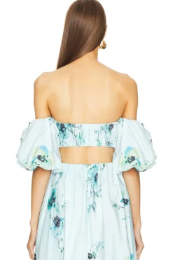 Lightburst Puff Sleeve Top