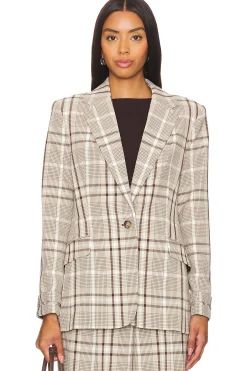 Lillie Peak Lapel Single Breasted Blazer