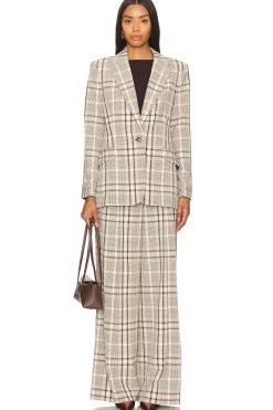 Lillie Peak Lapel Single Breasted Blazer