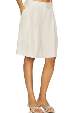 Linen Bermuda Shorts