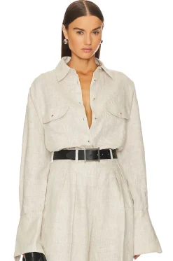 Linen Button Down Shirt