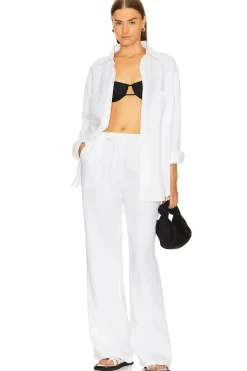 Linen Drawstring Trouser