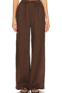 Linen Drawstring Trouser