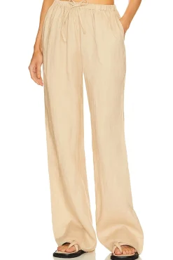Linen Drawstring Trouser
