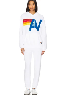 Logo Stitch Pullover Hoodie