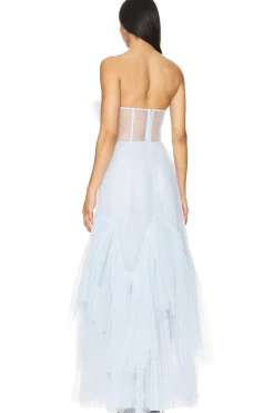 Long Corset Evening Dress