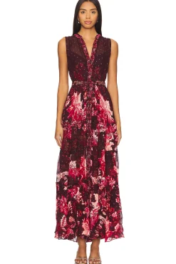 Long Dress With Tie Up Belt